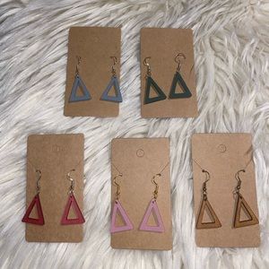 Wooden earrings